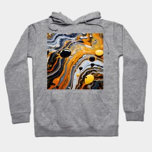 Abstract Fluid Marble Art Hoodie